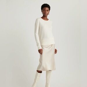 Quince Washable Silk Skirt NWT